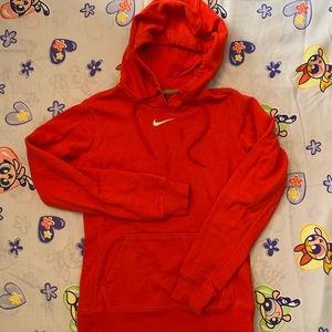 Nike Women Pullover Hoodie Red XS